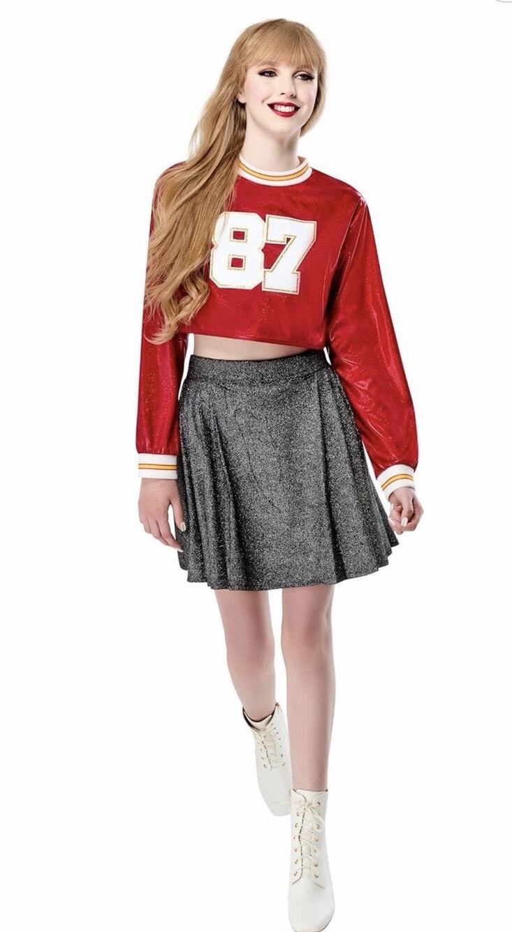 Rubies Pop Idol Costume Top Dress Up Girls Med Size 7/8 Taylor Swift